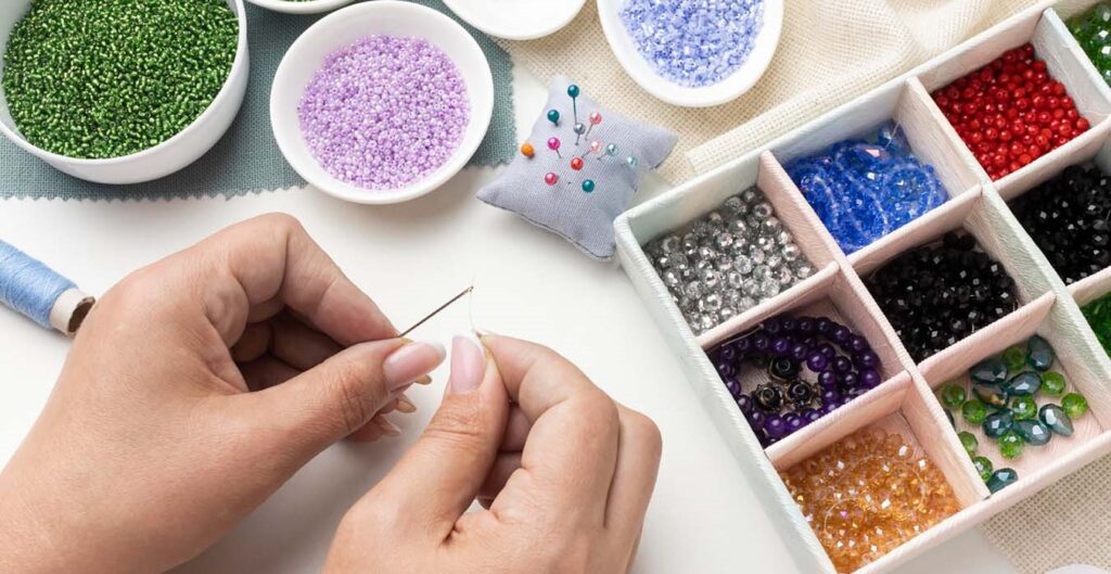 як вишивати бісером